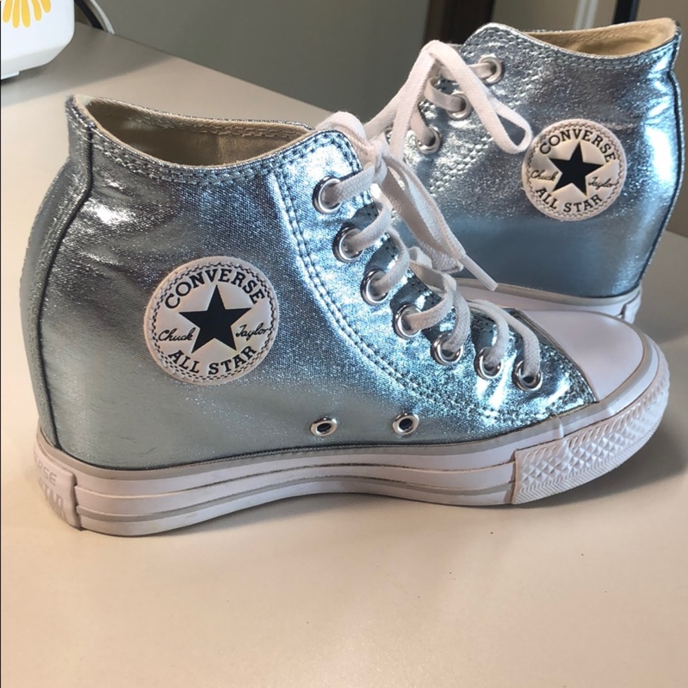 Chuck Taylor converse wedge sneakers size 5.5